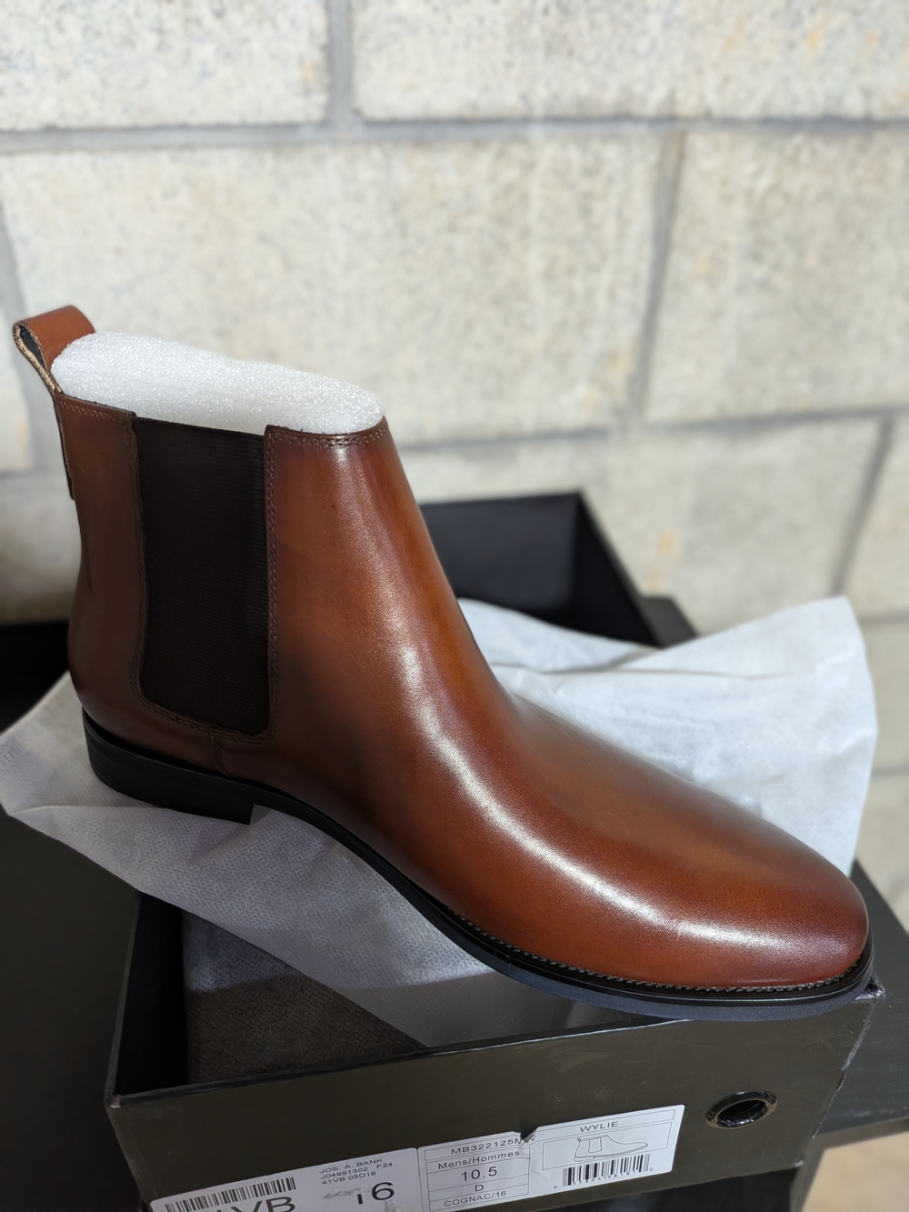 Morretti Men's Chelsea Boot in Cognac Brown